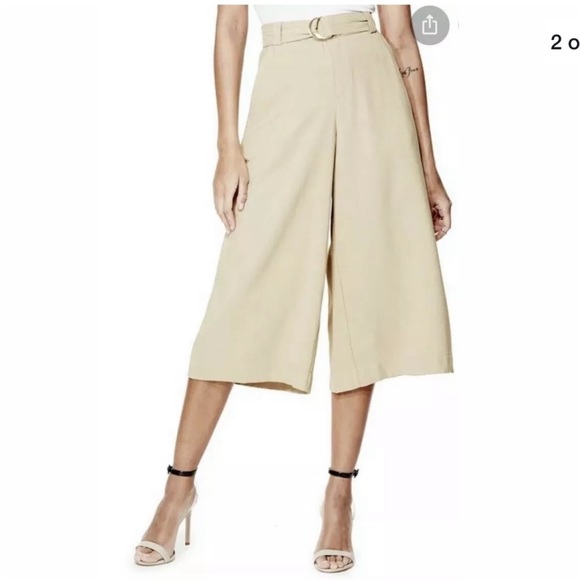 NWT Guess Anja Cropped Wide Leg pants - Picture 8 of 8